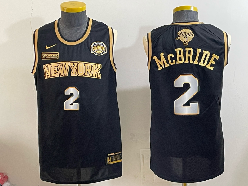 Men New York Knicks #2 Mcbride black 2026 Nike NBA jersey 0715002